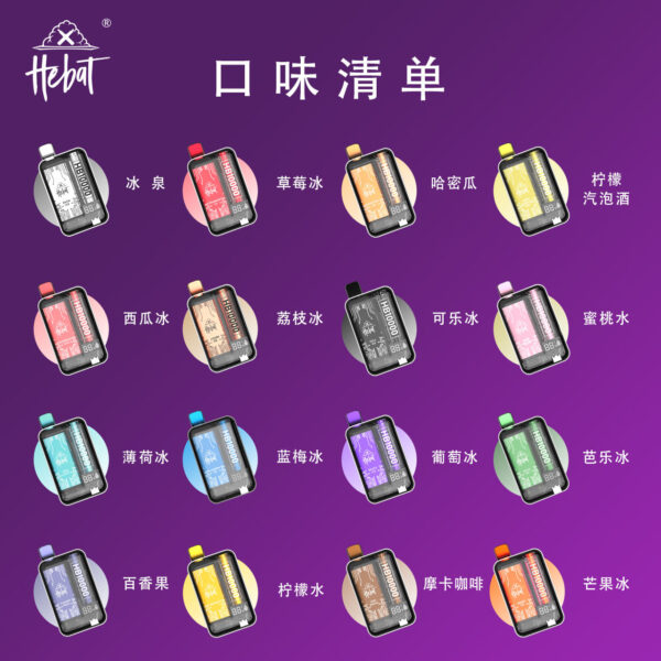 HEBAT喜貝六代拋棄式10000口